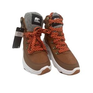 NEW SOREL Kinetic Breakthru Conquest Waterproof  US 6 - Tawny Buff/Velvet Tan